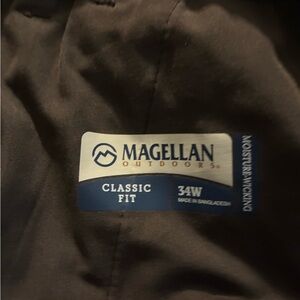 Magellan Outdoors Men's Classic Fit Cargo Pants - Dark Green